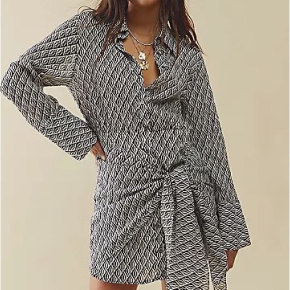 Free people tie front dress